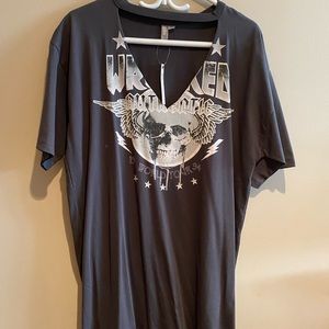 Cutout Band-Style T-shirt Dress